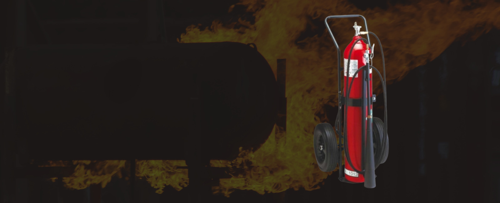 CO2 Wheeled Fire Extinguishers